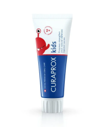 Curaprox Enzycal Kids Strawberry Florürsüz Diş Macunu 60 ml / Çilek Aromalı (2 Yaş ve üzeri) - 1