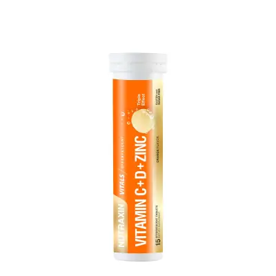 Nutraxin Effervescent Vitamin C-D-Zinc 15 Efervesan Tablet - 2