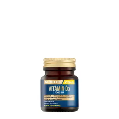 Nutraxin Vitamin D3 1000 IU 120 Tablet - 2