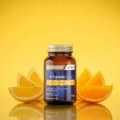 Nutraxin Vitamin Max C-D-Zinc 60 Tablet - 4