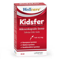 Wellcare Kidsfer Mikroenkapsüle Demir Damla 30 ml - 1