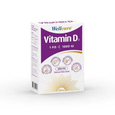 Wellcare Vitamin D3 1000 IU Oral Sprey 5 ml - 1